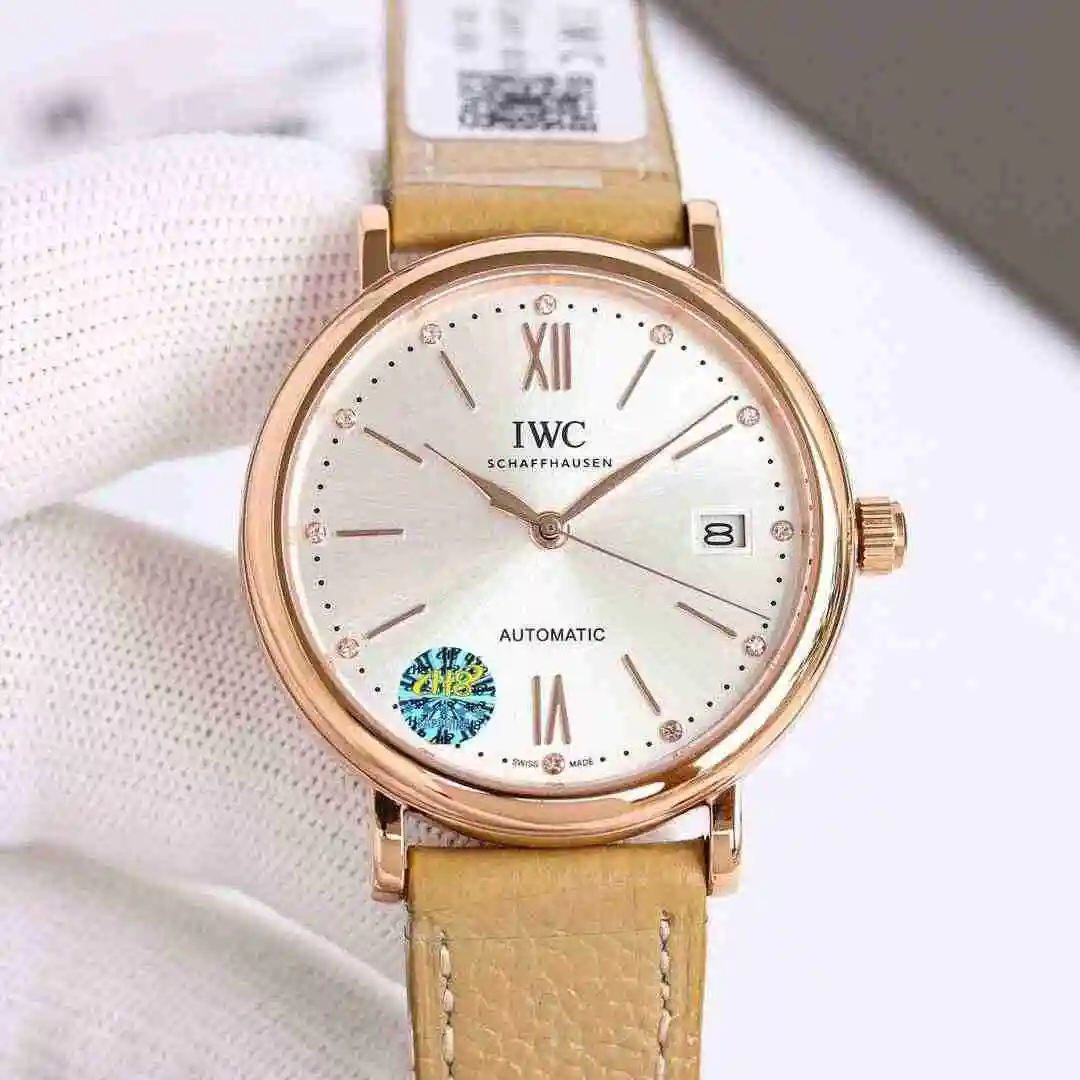 General Watches IWC Wanguo Watch Women's Watch Paired with Original Fully Automatic Mechanical Movement Top Grade 316 Precision Steel Case with Mineral Super Strong Mirror Diameter 37mm kk09800 3 view 7