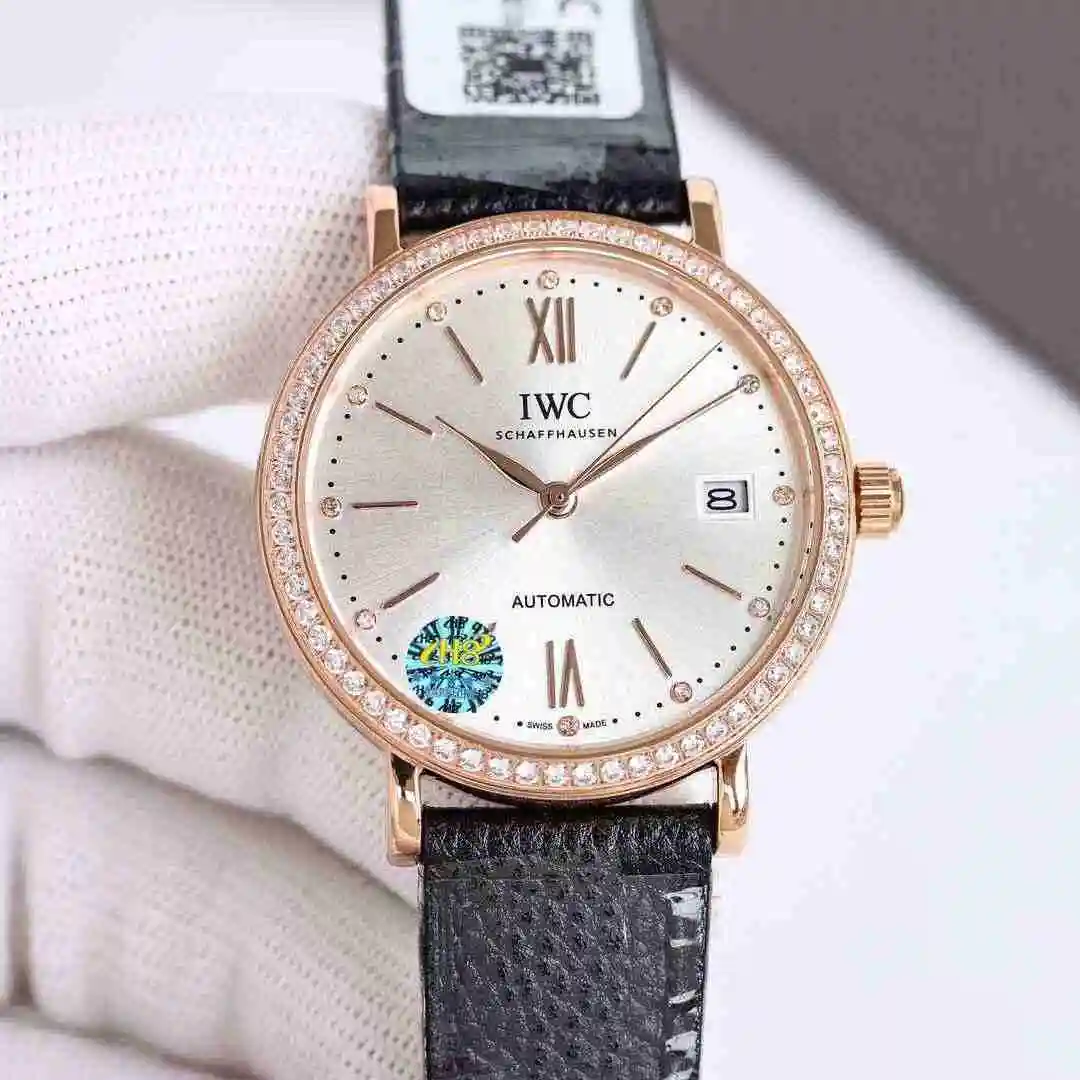 General Watches IWC Wanguo Watch Women's Watch Paired with Original Fully Automatic Mechanical Movement Top Grade 316 Precision Steel Case with Mineral Super Strong Mirror Diameter 37mm kk09800 3 view 9