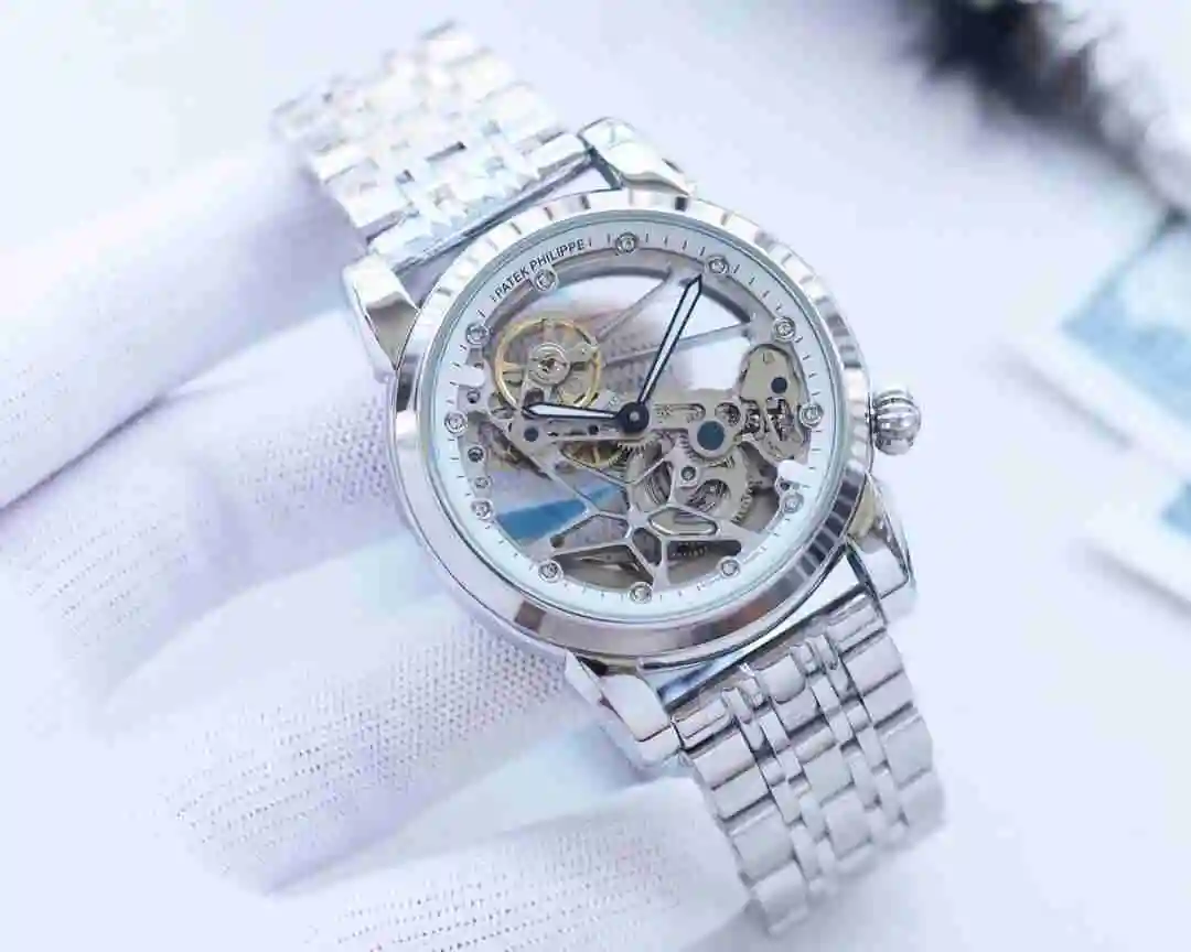 General Watches Patek Philippe Watch Men's Watch Paired with Original Fully Automatic Mechanical Movement Top Grade 316 Precision Steel Case Case with Mineral Super Strong Mirror Diameter 42mm KK04350 view 9