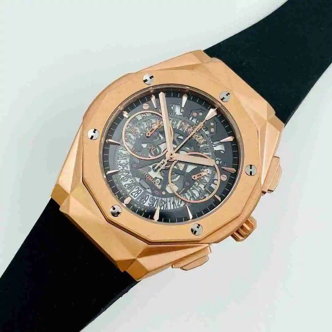 General Watches HUBLOT UBO Watch Men's Watch Paired with Original Fully Automatic Mechanical Movement Top Grade 316 Precision Steel Case with Mineral Super Strong Mirror Diameter 42mm KK04150 view 8