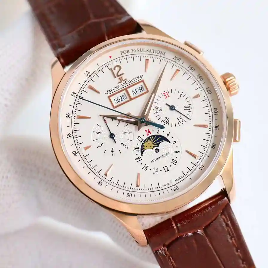 General Watches Jaeger-LeCoultre Ji @ Home Watch Men's Watch Paired with Original Fully Automatic Mechanical Movement Top Grade 316 Precision Steel Case with Mineral Super Strong Mirror Diameter 40mm KK012500 view 8