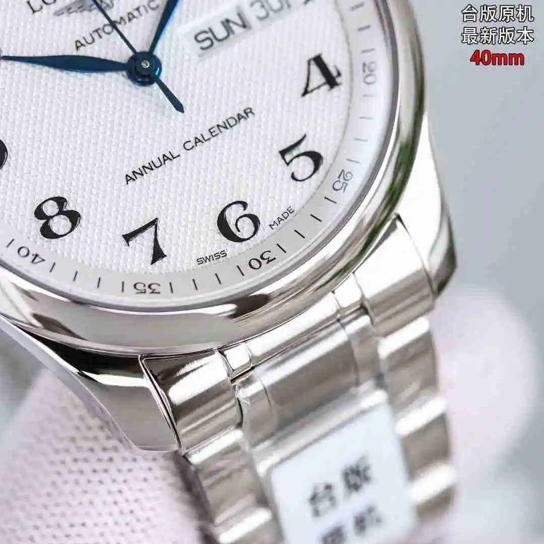 General Watches Longines watch for men with original fully automatic mechanical movement, top grade 316 precision steel case with mineral super strong mirror diameter 40mm kk012500 view 5