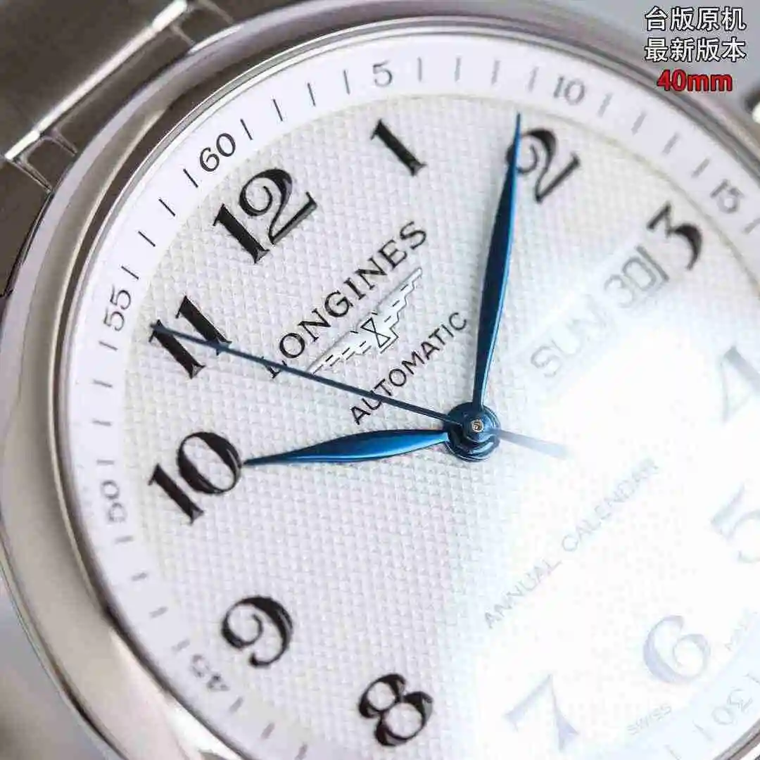 General Watches Longines watch for men with original fully automatic mechanical movement, top grade 316 precision steel case with mineral super strong mirror diameter 40mm kk012500 view 6