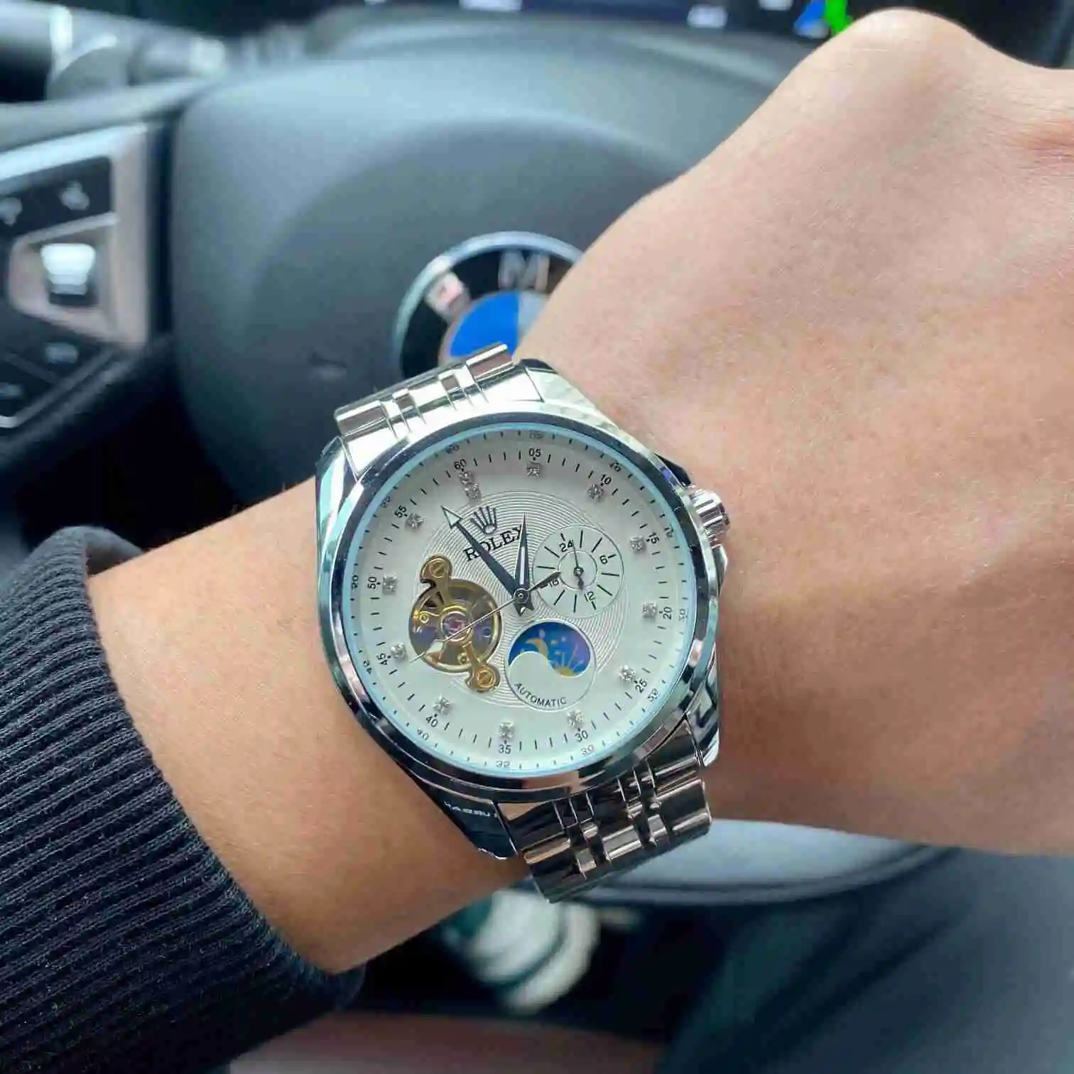 General Watches Rolex Watch Men's Watch Paired with Original Fully Automatic Mechanical Movement Top Grade 316 Precision Steel Case with Mineral Super Strong Mirror Diameter 42mm KK03850 view 7