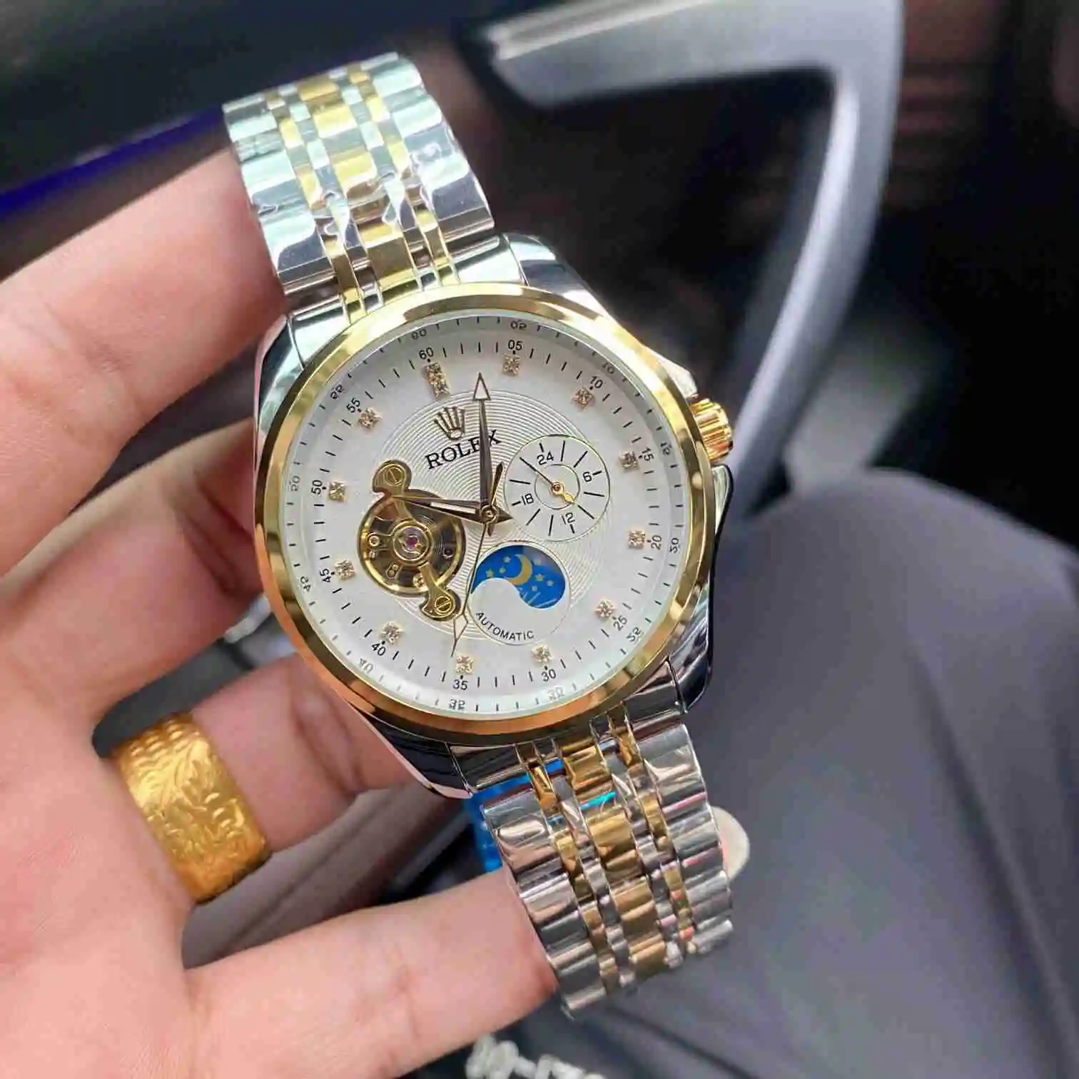 General Watches Rolex Watch Men's Watch Paired with Original Fully Automatic Mechanical Movement Top Grade 316 Precision Steel Case with Mineral Super Strong Mirror Diameter 42mm KK03850 view 8