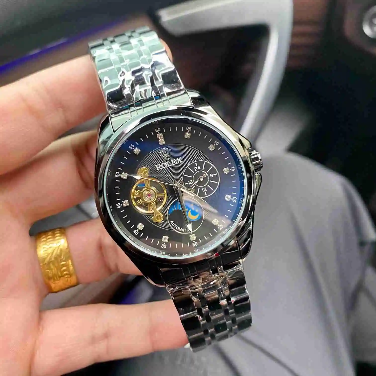 General Watches Rolex Watch Men's Watch Paired with Original Fully Automatic Mechanical Movement Top Grade 316 Precision Steel Case with Mineral Super Strong Mirror Diameter 42mm KK03850 view 9