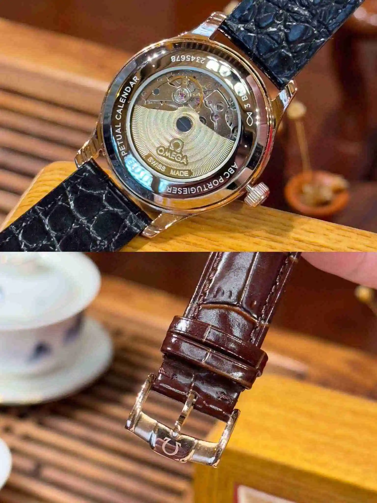 General Watches Omega Watch Men's Watch Paired with Original Fully Automatic Mechanical Movement Top Grade 316 Precision Steel Case with Mineral Super Strong Mirror Diameter 40mm KK05 1 view 2