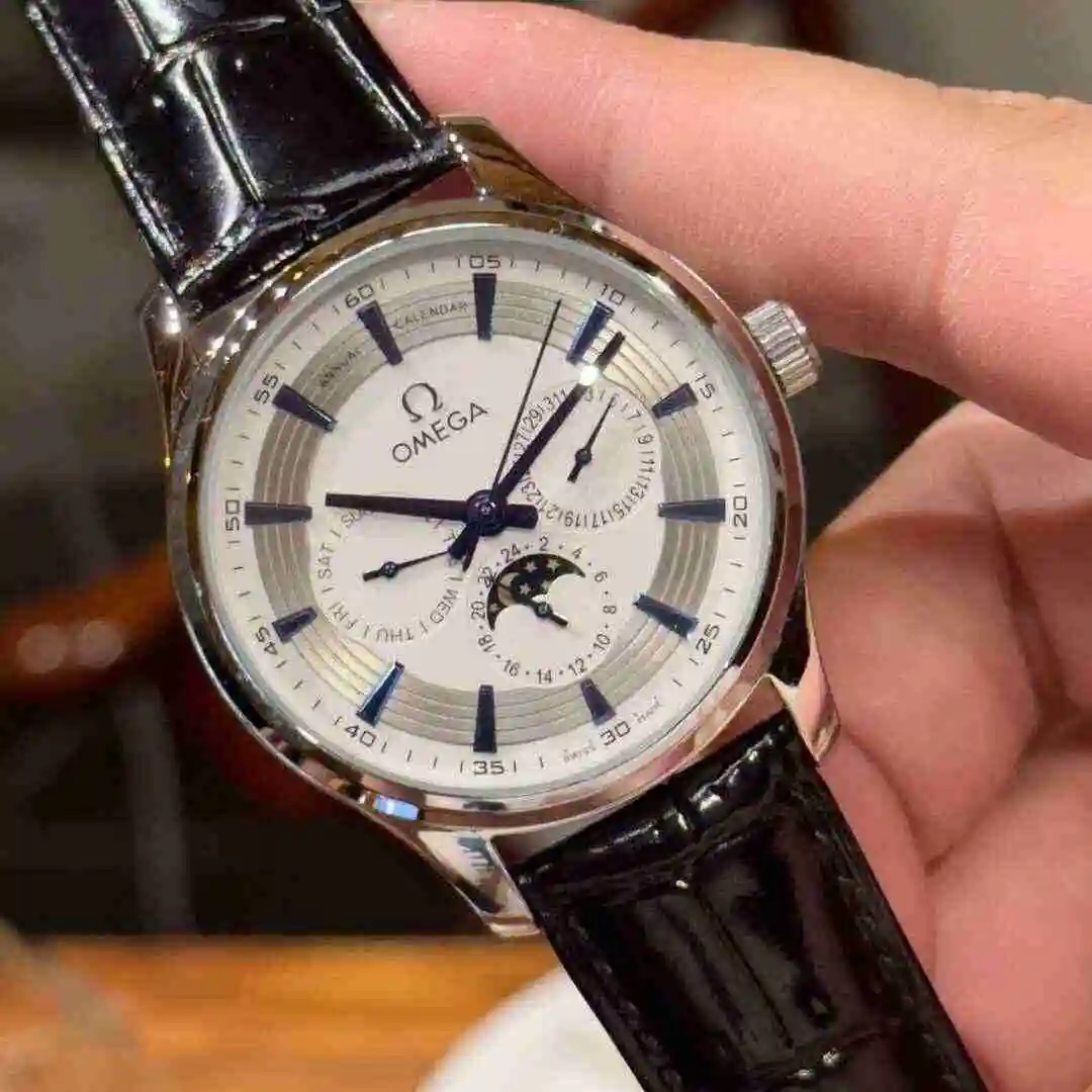 General Watches Omega Watch Men's Watch Paired with Original Fully Automatic Mechanical Movement Top Grade 316 Precision Steel Case with Mineral Super Strong Mirror Diameter 40mm KK05 1 view 3