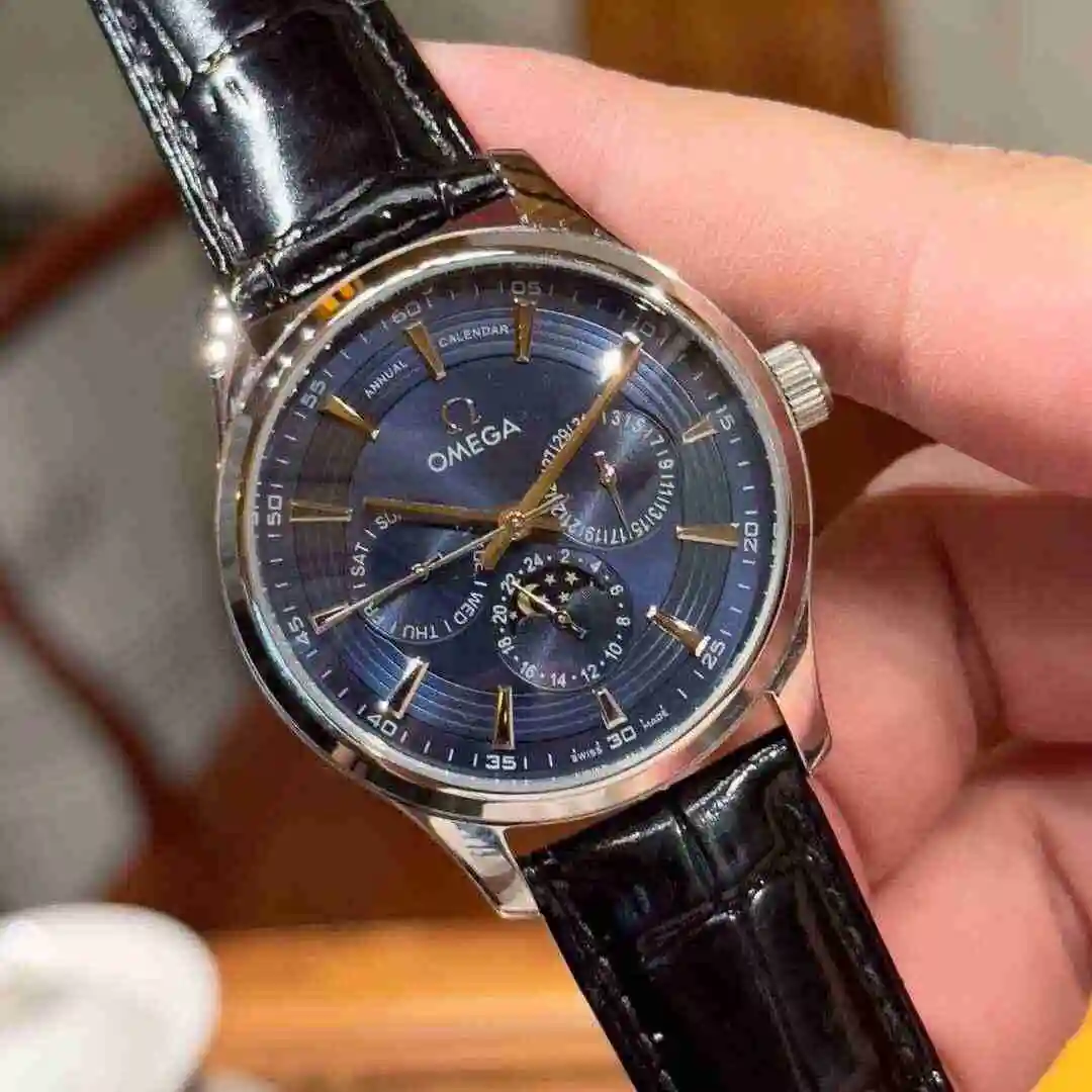 General Watches Omega Watch Men's Watch Paired with Original Fully Automatic Mechanical Movement Top Grade 316 Precision Steel Case with Mineral Super Strong Mirror Diameter 40mm KK05 1 view 4