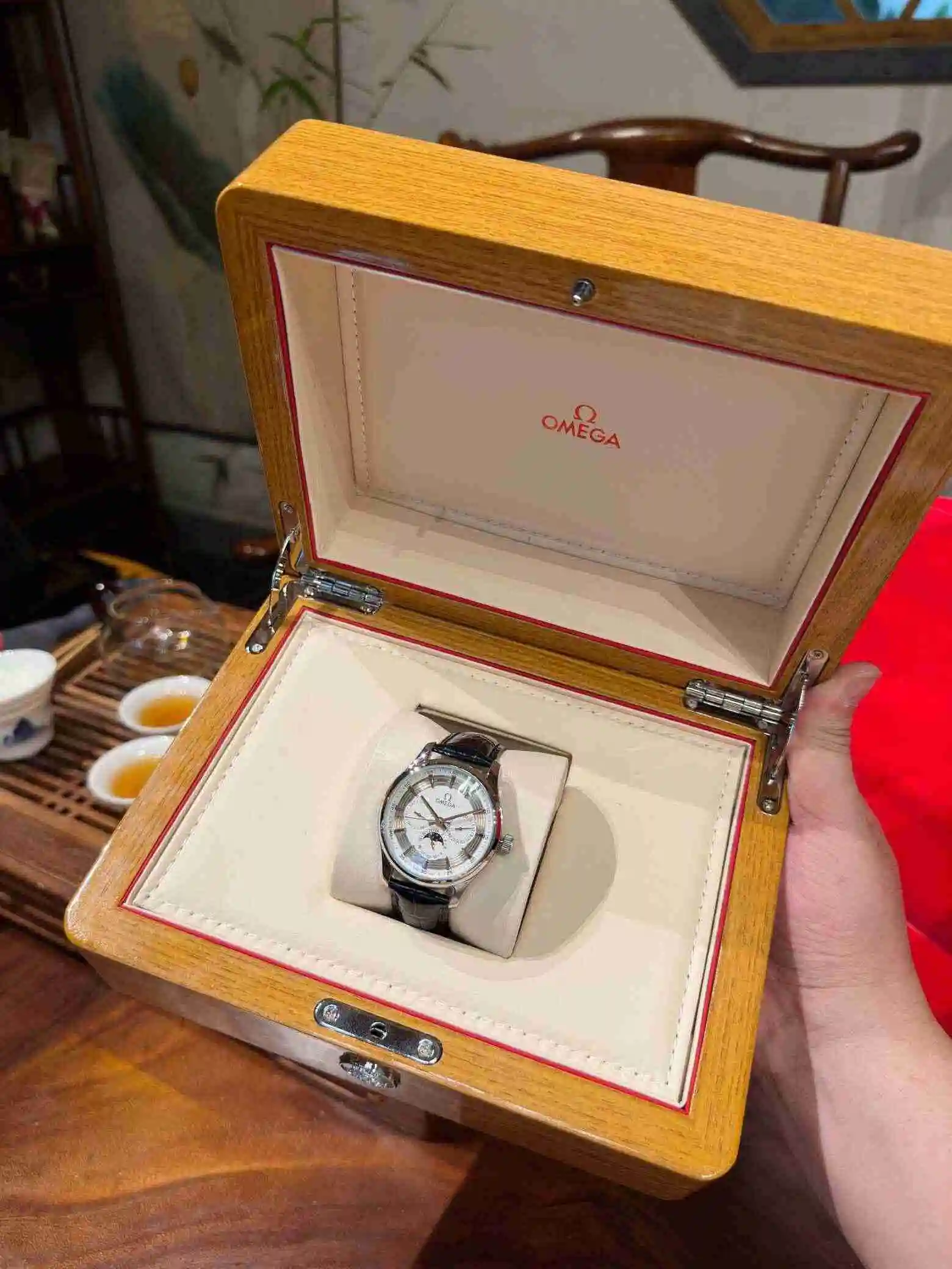 General Watches Omega Watch Men's Watch Paired with Original Fully Automatic Mechanical Movement Top Grade 316 Precision Steel Case with Mineral Super Strong Mirror Diameter 40mm KK05 1 view 5