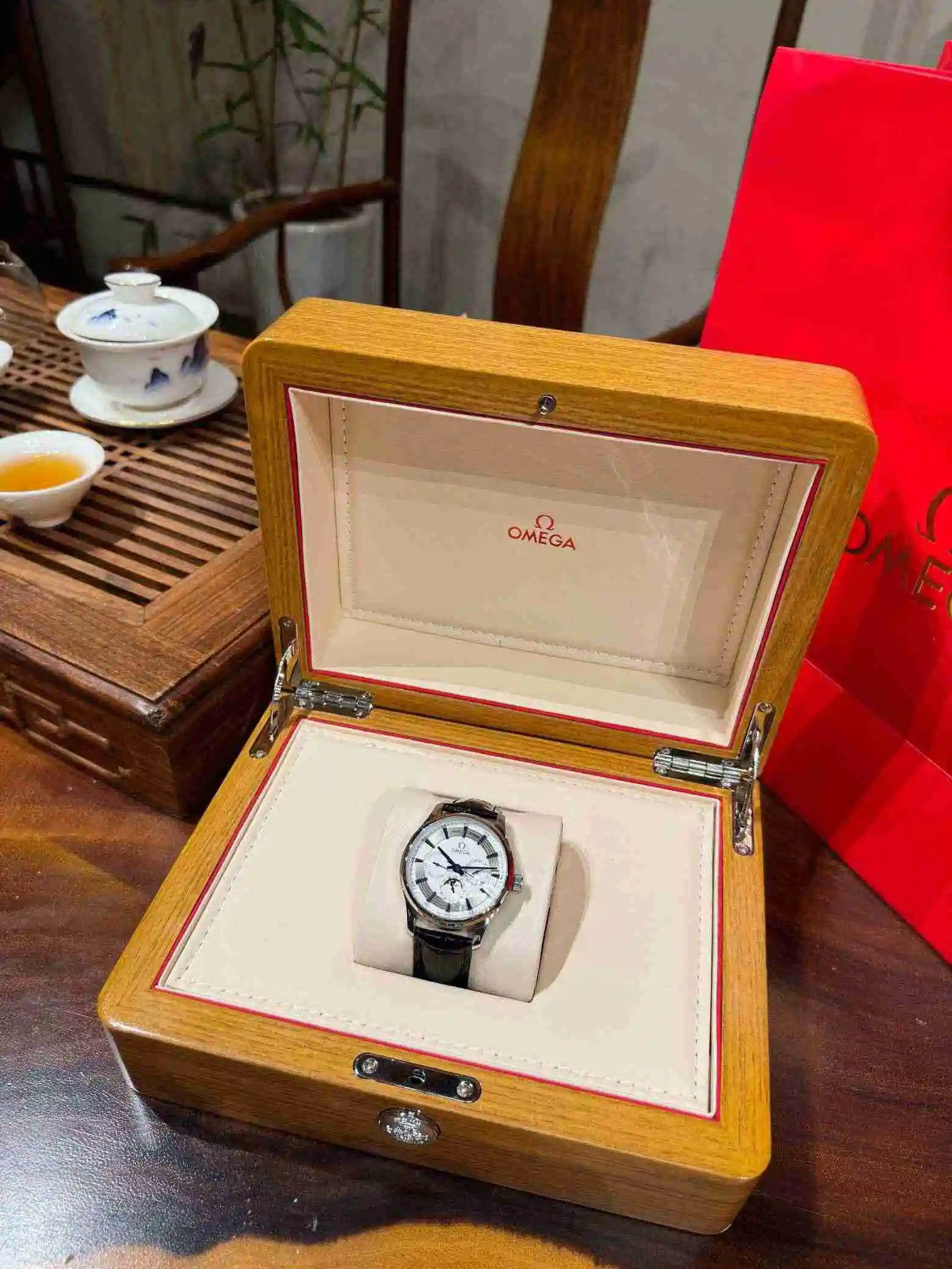 General Watches Omega Watch Men's Watch Paired with Original Fully Automatic Mechanical Movement Top Grade 316 Precision Steel Case with Mineral Super Strong Mirror Diameter 40mm KK05 1 view 6