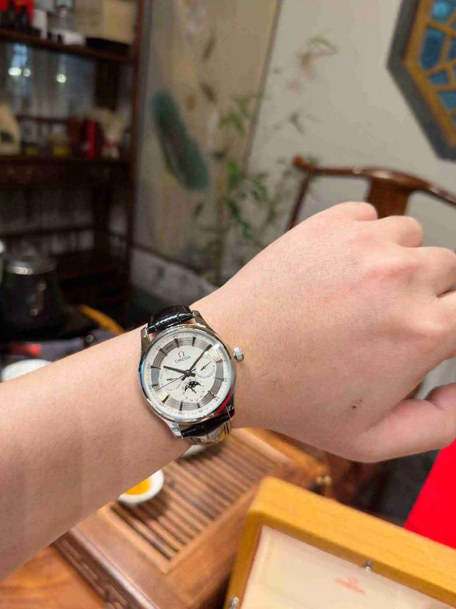 General Watches Omega Watch Men's Watch Paired with Original Fully Automatic Mechanical Movement Top Grade 316 Precision Steel Case with Mineral Super Strong Mirror Diameter 40mm KK05 1 view 7