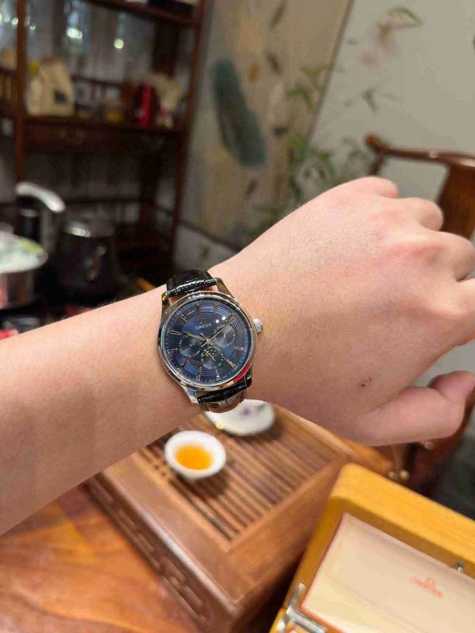 General Watches Omega Watch Men's Watch Paired with Original Fully Automatic Mechanical Movement Top Grade 316 Precision Steel Case with Mineral Super Strong Mirror Diameter 40mm KK05 1 view 8