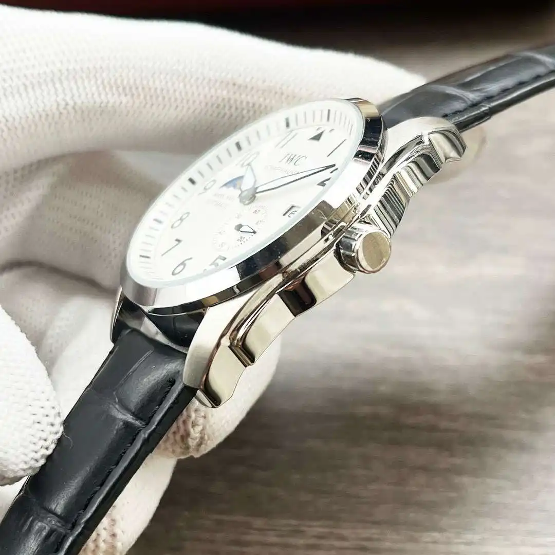 General Watches IWC Watch Wan@ men's watch with original fully automatic mechanical movement, top-grade 316 stainless steel case and strap, mineral super mirror, diameter 42mm KK05250 1 view 5