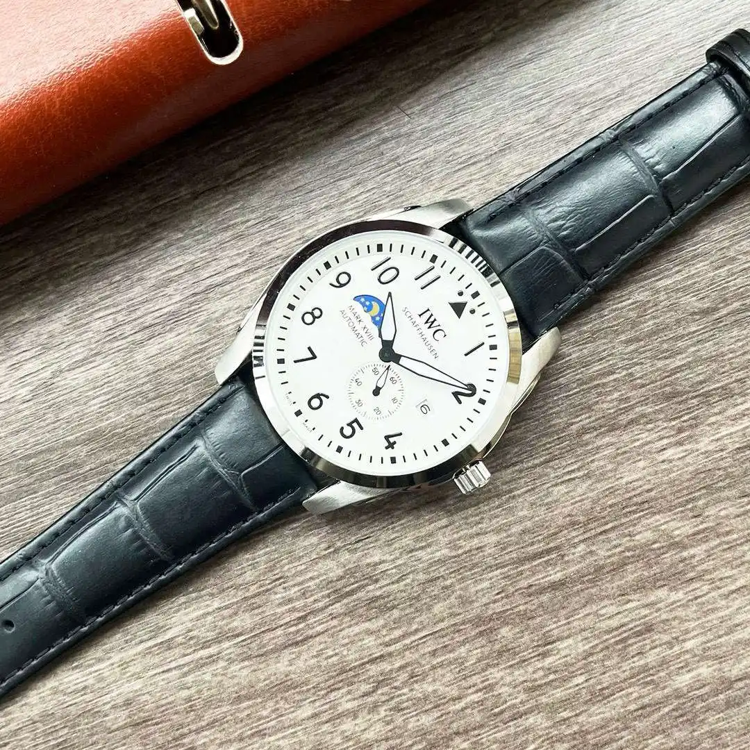 General Watches IWC Watch Wan@ men's watch with original fully automatic mechanical movement, top-grade 316 stainless steel case and strap, mineral super mirror, diameter 42mm KK05250 1 view 6