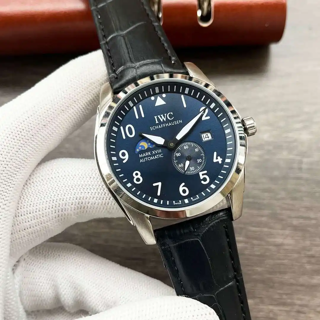 General Watches IWC Watch Wan@ men's watch with original fully automatic mechanical movement, top-grade 316 stainless steel case and strap, mineral super mirror, diameter 42mm KK05250 1 view 8