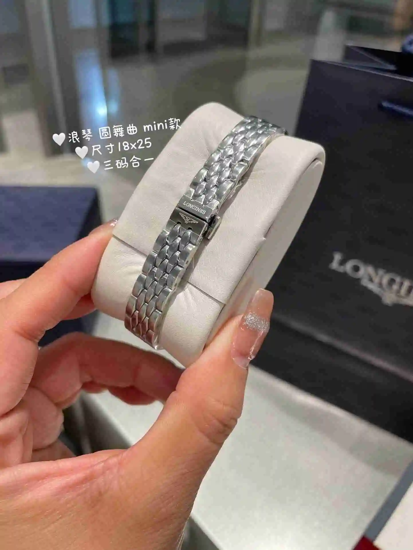 General Watches Longines Watch Women's Watch Paired with Original Fully Automatic Mechanical Movement Top grade 316 Precision Steel Case with Mineral Super Strong Mirror Diameter 18x25cm KK04650 1 view 4