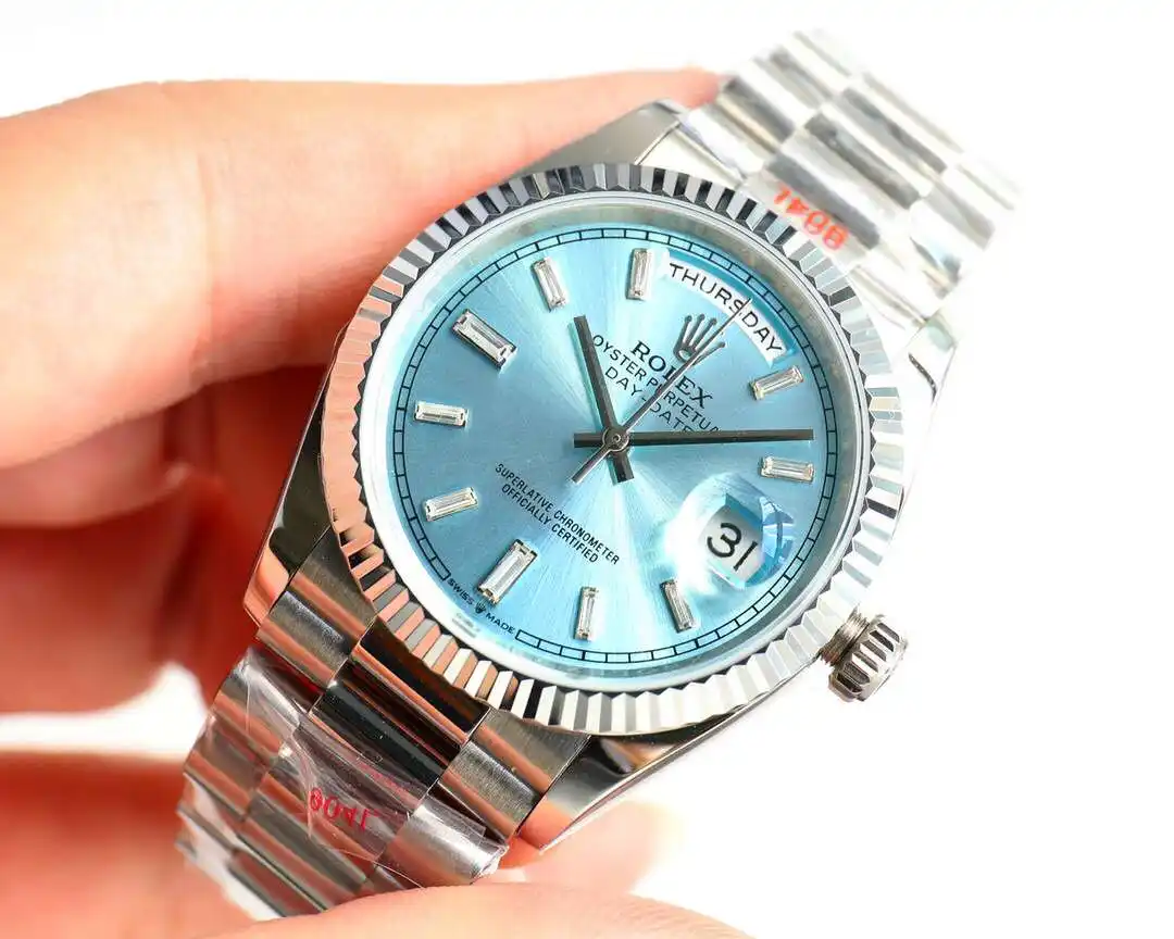 General Watches Rolex watches men's watch with original fully automatic mechanical movement top 316 stainless steel case strap mineral super mirror diameter 36mm KK view 4
