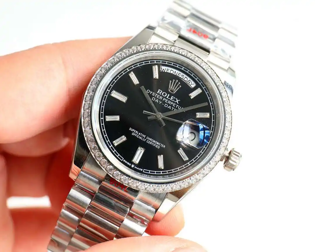 General Watches Rolex watches men's watch with original fully automatic mechanical movement top 316 stainless steel case strap mineral super mirror diameter 36mm KK view 7