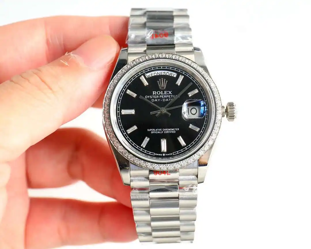 General Watches Rolex watches men's watch with original fully automatic mechanical movement top 316 stainless steel case strap mineral super mirror diameter 36mm KK view 8