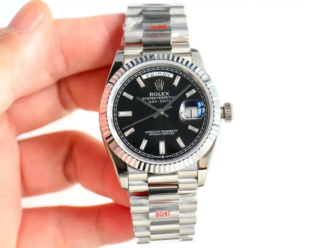 General Watches Rolex watches men's watch with original fully automatic mechanical movement top 316 stainless steel case strap mineral super mirror diameter 36mm KK view 9