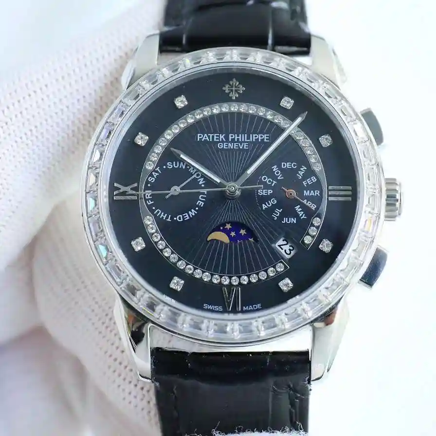 General Watches Patek Philippe Baida @ Feili Watch Men's Watch paired with original fully automatic mechanical movement, top grade 316 precision steel case with mineral super strong mirror diameter 42mm KK view 9