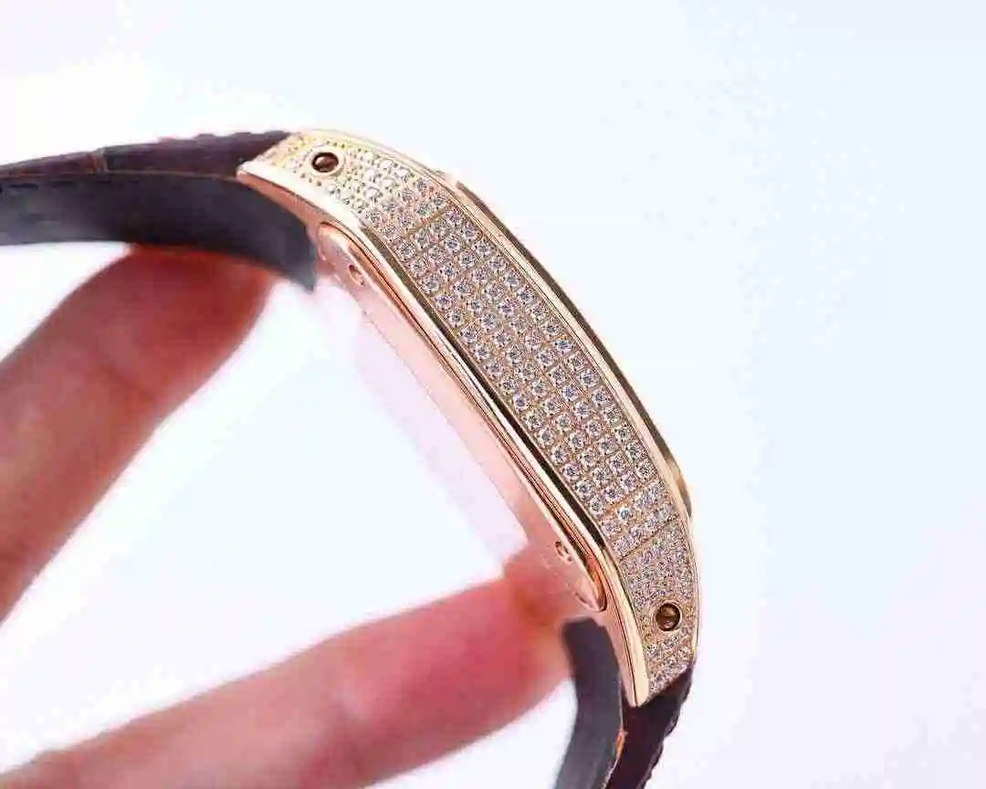 General Watches Cartier Watch Men's Watch Paired with Original Fully Automatic Mechanical Movement Top Grade 316 Precision Steel Case with Mineral Super Strong Mirror Diameter 42mm kk view 3