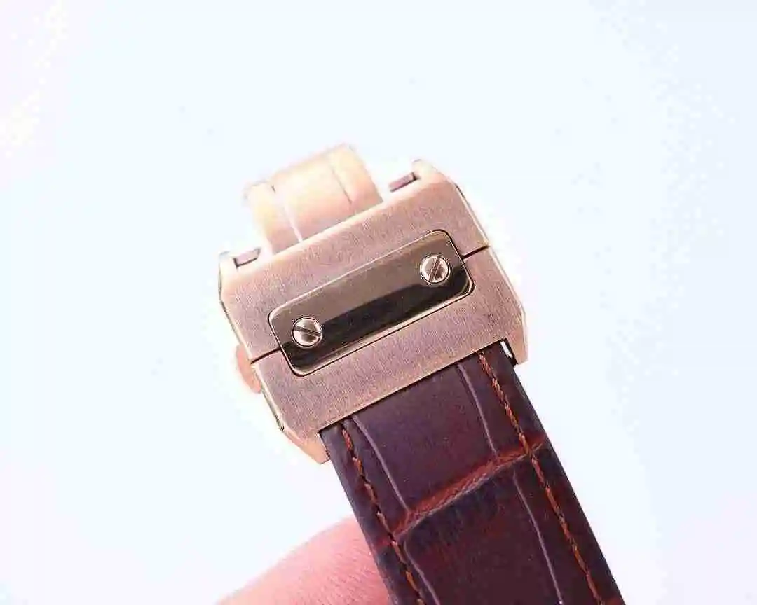 General Watches Cartier Watch Men's Watch Paired with Original Fully Automatic Mechanical Movement Top Grade 316 Precision Steel Case with Mineral Super Strong Mirror Diameter 42mm kk view 4