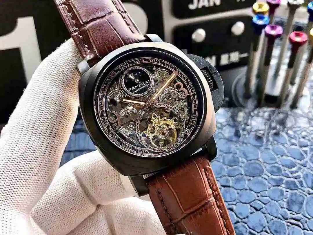 General Watches Panerai Peinahai Watch Men's Watch Paired with Original Fully Automatic Mechanical Movement Top Grade 316 Precision Steel Case with Mineral Super Strong Mirror Diameter 45mm KK06250 3 view 7