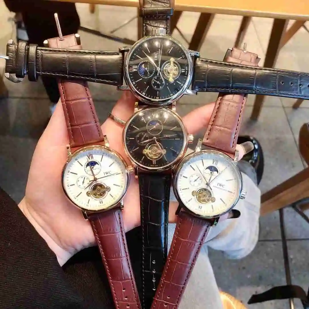 General Watches IWC Wanguo Watch Men's Watch Paired with Original Fully Automatic Mechanical Movement Top Grade 316 Precision Steel Case with Mineral Super Strong Mirror Diameter 42mm KK03750 view 2