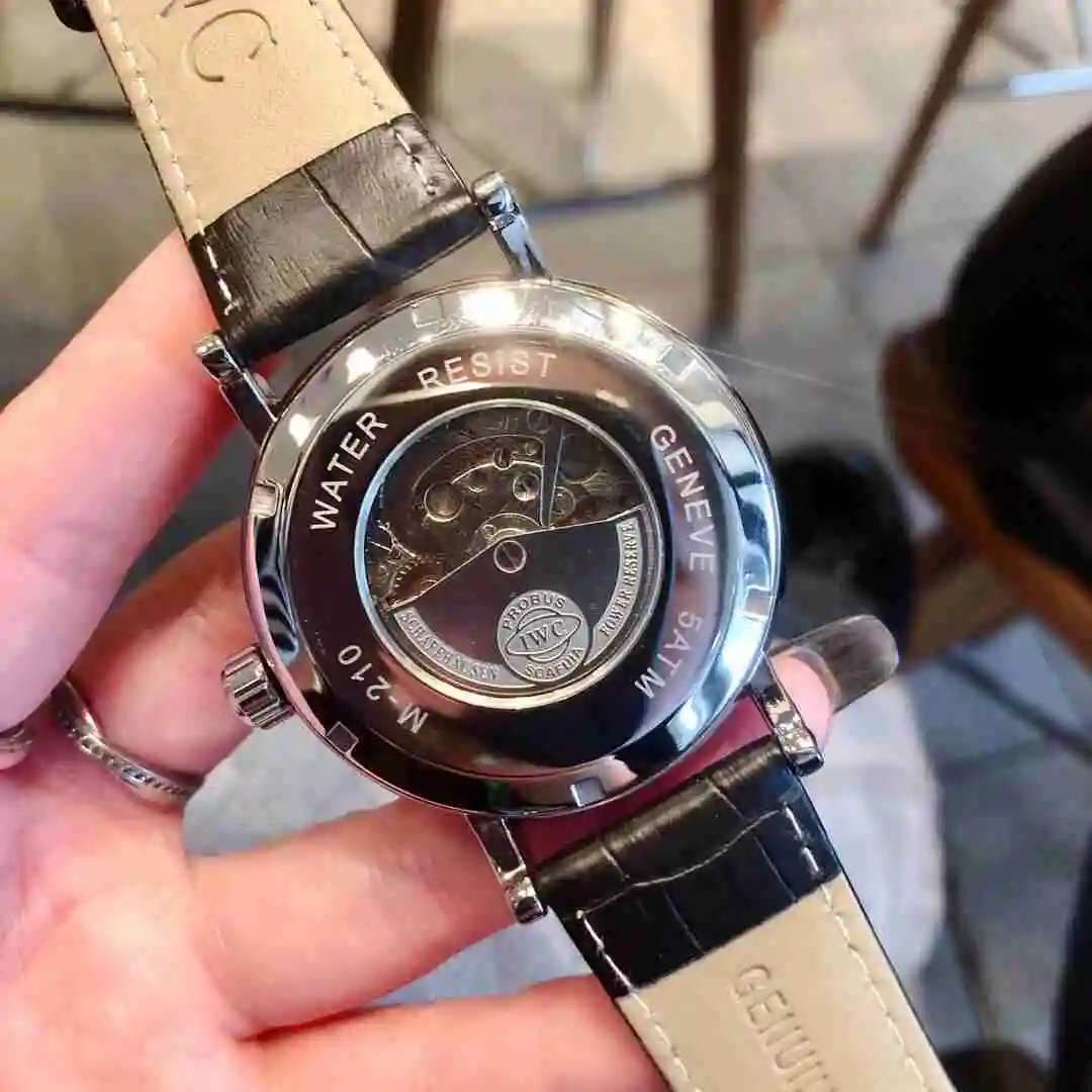 General Watches IWC Wanguo Watch Men's Watch Paired with Original Fully Automatic Mechanical Movement Top Grade 316 Precision Steel Case with Mineral Super Strong Mirror Diameter 42mm KK03750 view 3