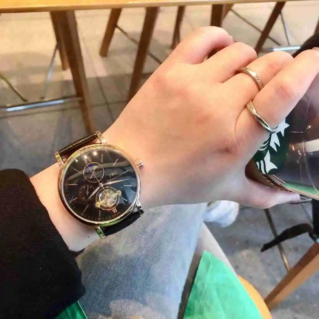 General Watches IWC Wanguo Watch Men's Watch Paired with Original Fully Automatic Mechanical Movement Top Grade 316 Precision Steel Case with Mineral Super Strong Mirror Diameter 42mm KK03750 view 5