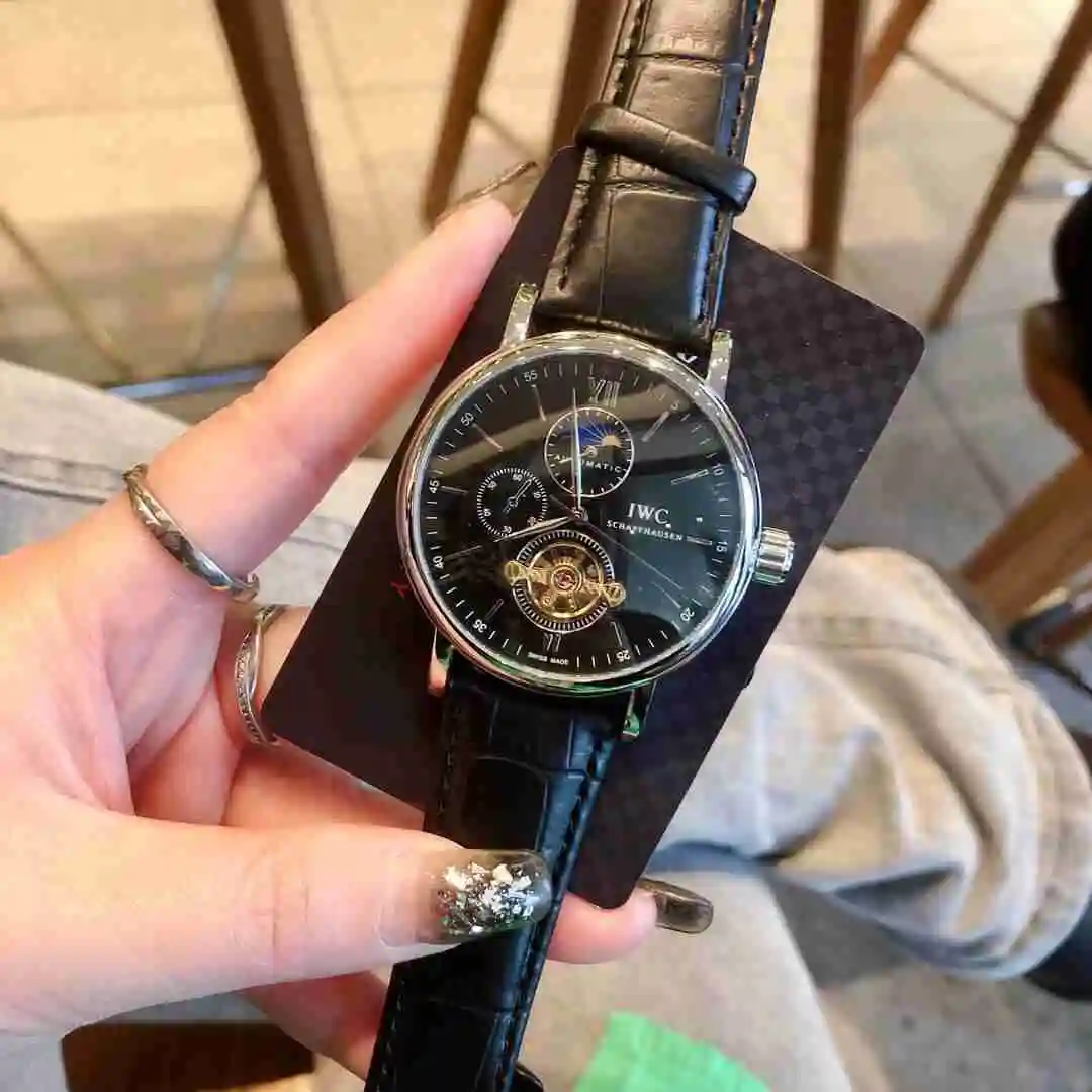 General Watches IWC Wanguo Watch Men's Watch Paired with Original Fully Automatic Mechanical Movement Top Grade 316 Precision Steel Case with Mineral Super Strong Mirror Diameter 42mm KK03750 view 7