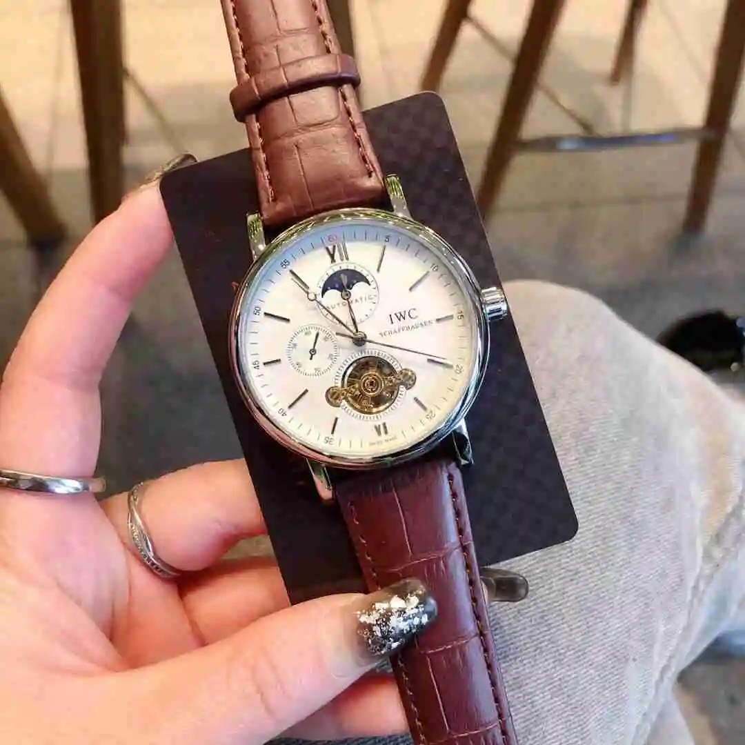 General Watches IWC Wanguo Watch Men's Watch Paired with Original Fully Automatic Mechanical Movement Top Grade 316 Precision Steel Case with Mineral Super Strong Mirror Diameter 42mm KK03750 view 8