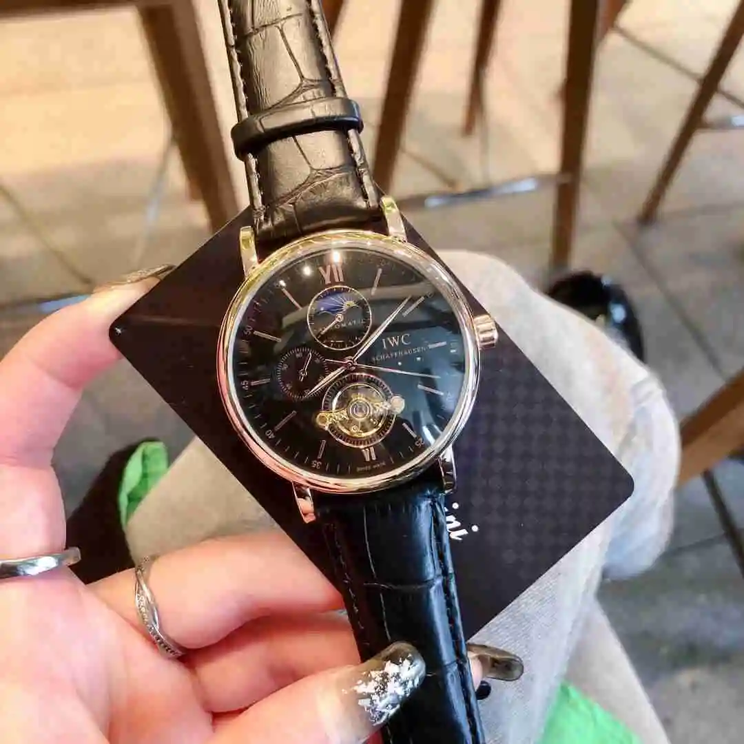 General Watches IWC Wanguo Watch Men's Watch Paired with Original Fully Automatic Mechanical Movement Top Grade 316 Precision Steel Case with Mineral Super Strong Mirror Diameter 42mm KK03750 view 9