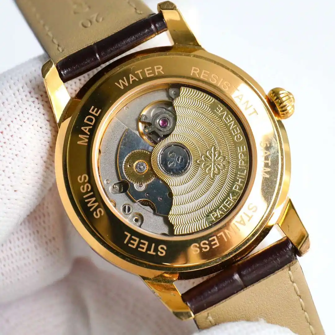 General Watches Patek Philippe Patek@Philippe watch men's watch with original fully automatic mechanical movement top 316 stainless steel case strap mineral super mirror diameter 40mm KK09850 1 view 4