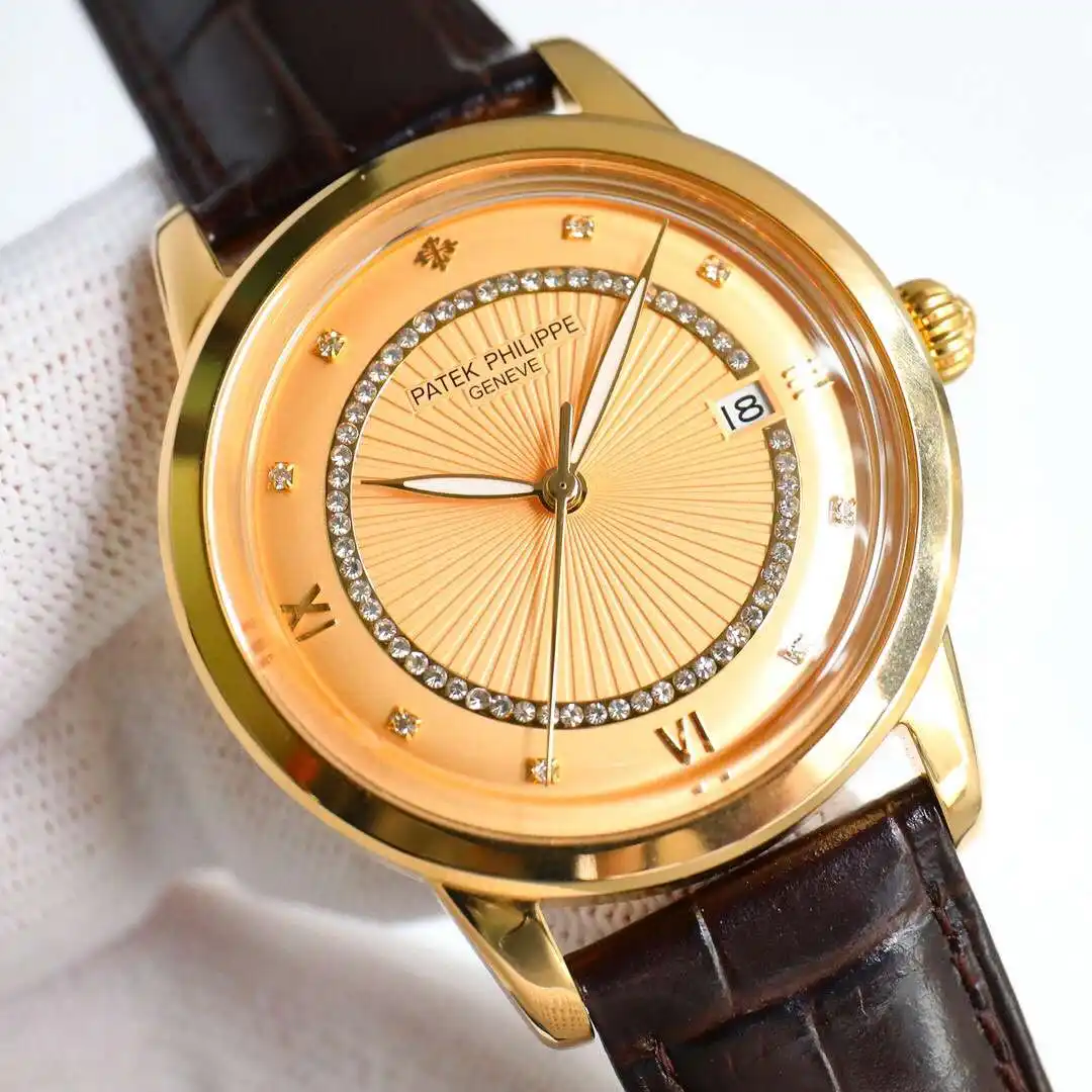 General Watches Patek Philippe Patek@Philippe watch men's watch with original fully automatic mechanical movement top 316 stainless steel case strap mineral super mirror diameter 40mm KK09850 1 view 8