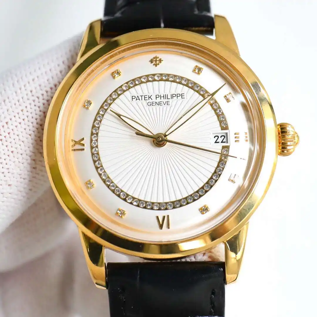 General Watches Patek Philippe Patek@Philippe watch men's watch with original fully automatic mechanical movement top 316 stainless steel case strap mineral super mirror diameter 40mm KK09850 1 view 9