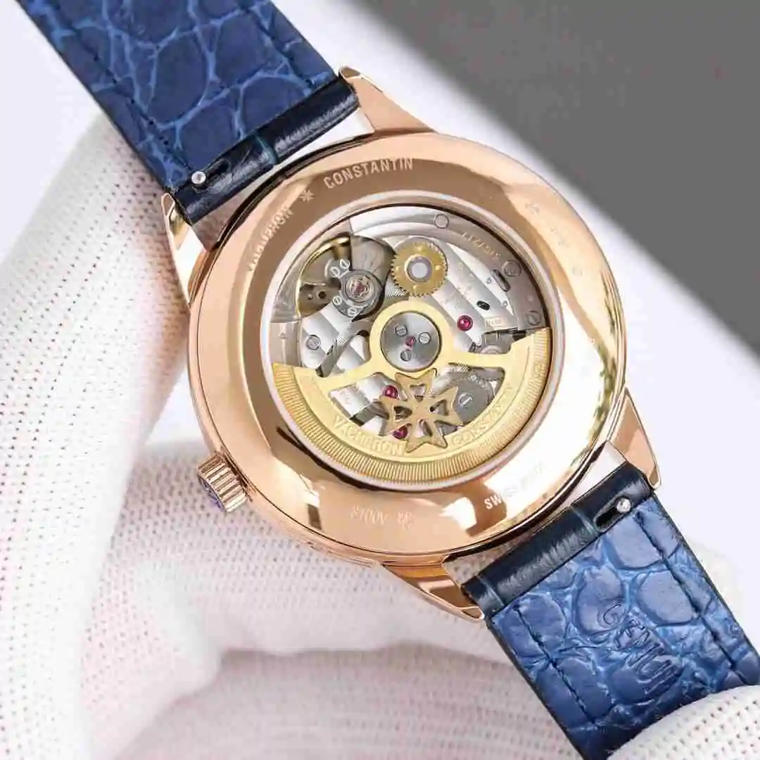 General Watches Vacheron Constantin Jiangshi Danton Watch Men's Watch Paired with Original Fully Automatic Mechanical Movement, Top Grade 316 Precision Steel Case with Mineral Super Strong Mirror Diameter 40mm KK view 3