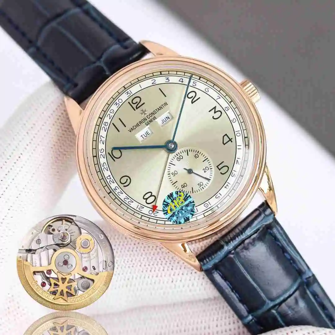 General Watches Vacheron Constantin Jiangshi Danton Watch Men's Watch Paired with Original Fully Automatic Mechanical Movement, Top Grade 316 Precision Steel Case with Mineral Super Strong Mirror Diameter 40mm KK view 8