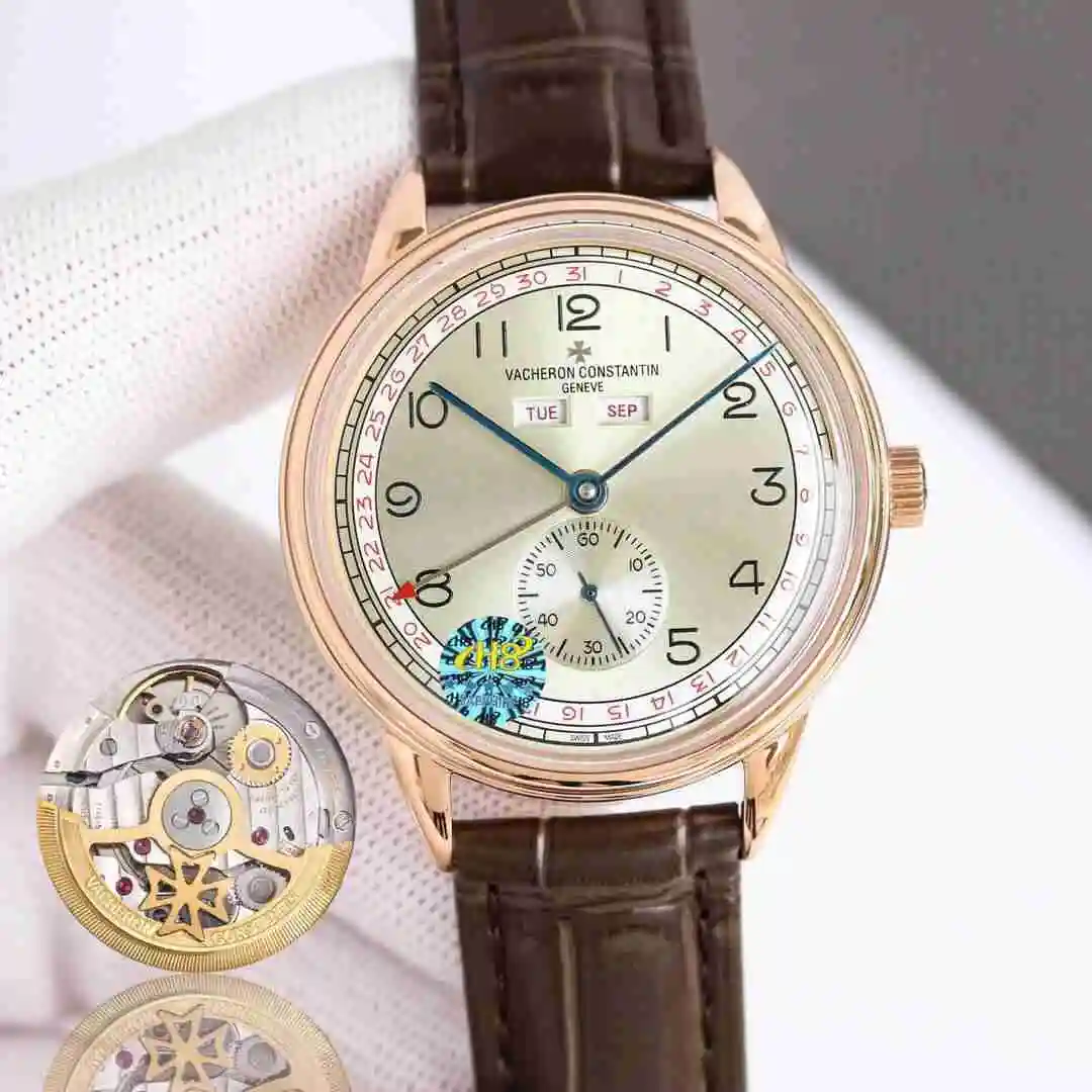General Watches Vacheron Constantin Jiangshi Danton Watch Men's Watch Paired with Original Fully Automatic Mechanical Movement, Top Grade 316 Precision Steel Case with Mineral Super Strong Mirror Diameter 40mm KK view 9