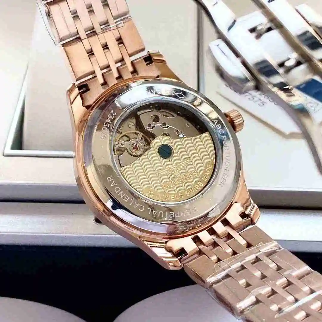 General Watches Longines Watch Men's Watch Paired with Original Fully Automatic Mechanical Movement Top Grade 316 Precision Steel Case with Mineral Super Strong Mirror Diameter 40mm KK05 2 view 2
