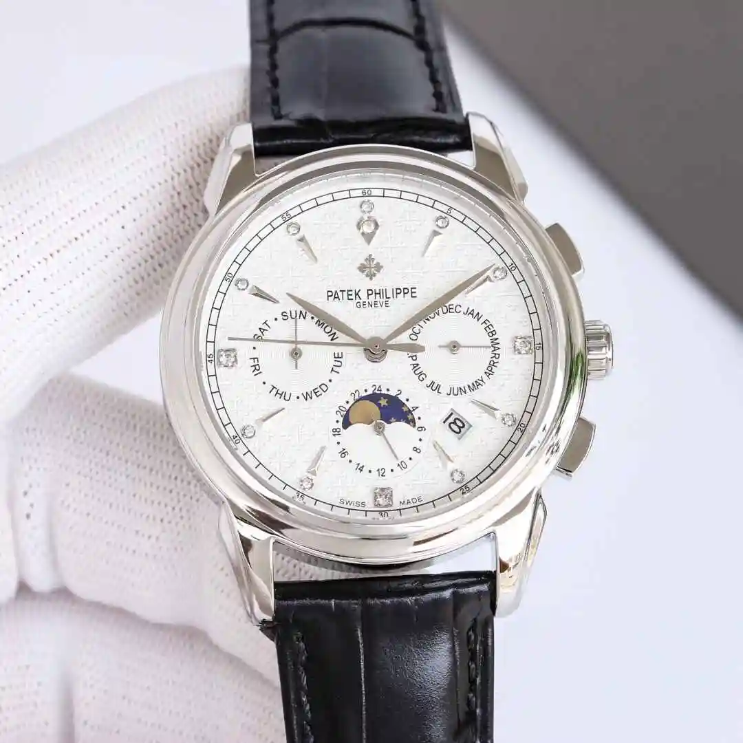 General Watches Patek Philippe Watch Men's Watch Paired with Original Fully Automatic Mechanical Movement Top Grade 316 Precision Steel Case Case with Mineral Super Strong Mirror Diameter 42mm KK012500 view 7