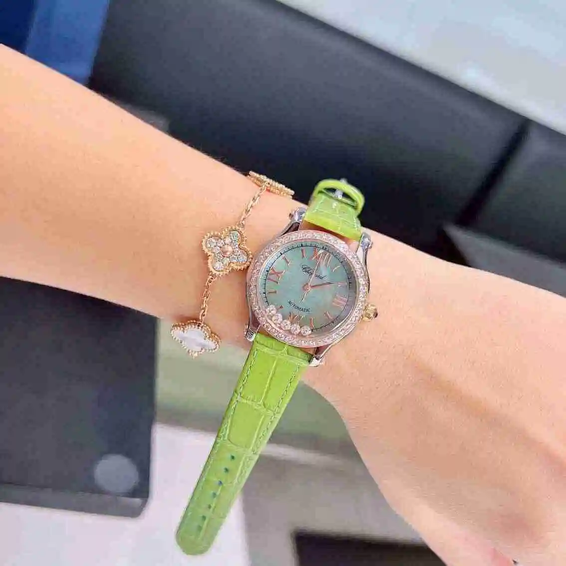 General Watches Chopard Chopin Watch Women's Watch Paired with Original Fully Automatic Mechanical Movement Top Grade 316 Precision Steel Case with Mineral Super Strong Mirror Diameter 33mm KK02650 1 view 3