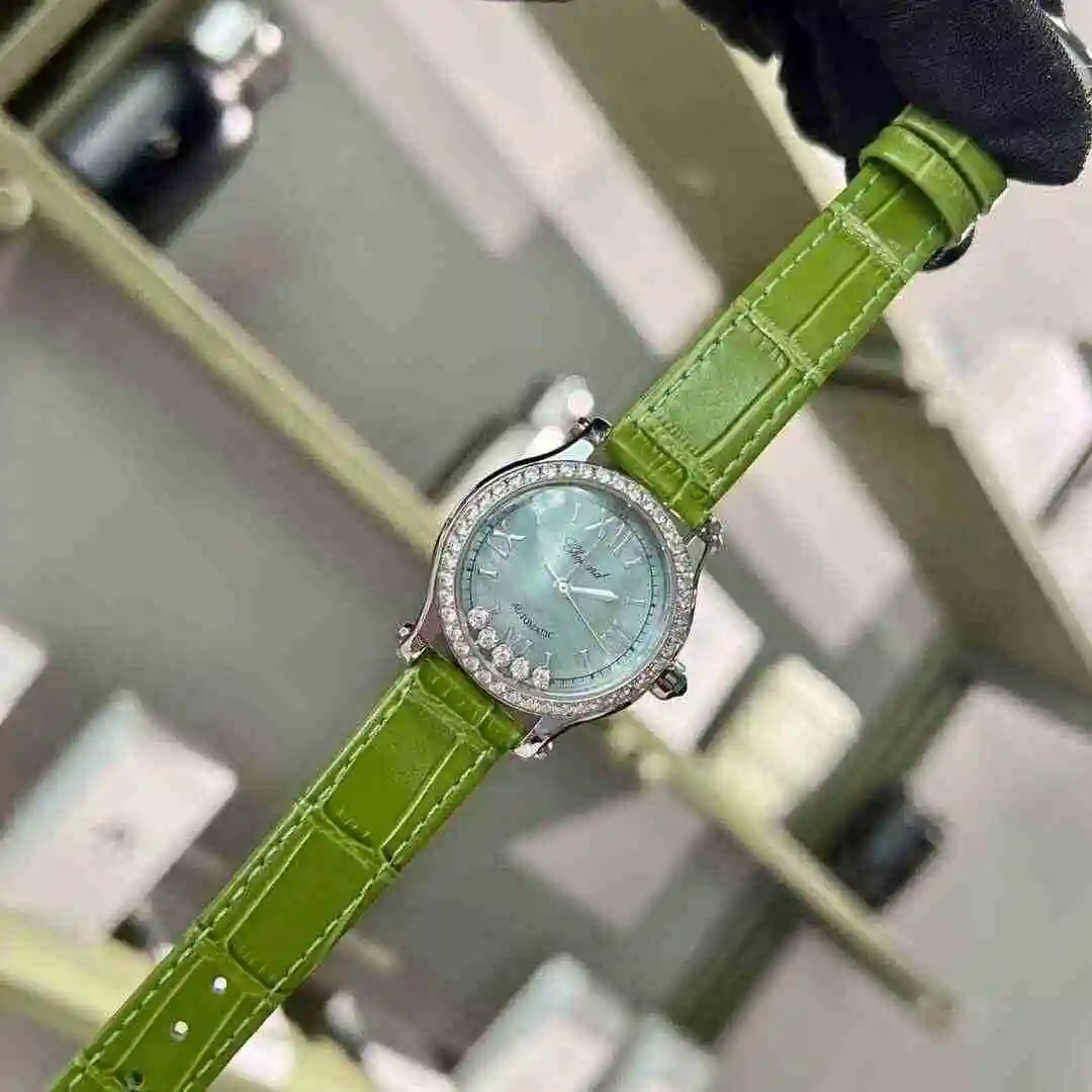 General Watches Chopard Chopin Watch Women's Watch Paired with Original Fully Automatic Mechanical Movement Top Grade 316 Precision Steel Case with Mineral Super Strong Mirror Diameter 33mm KK02650 1 view 9