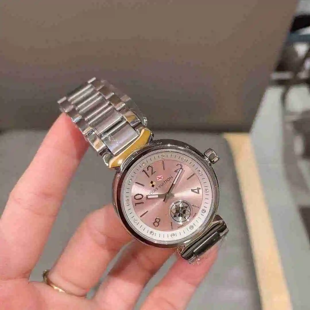 General Watches LV watch for women with original fully automatic mechanical movement, top grade 316 precision steel case with mineral super strong mirror diameter 33mm KK02650 view 4