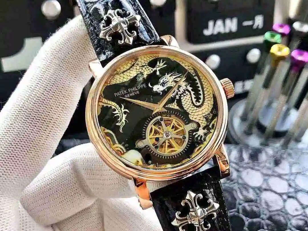 General Watches Patek Philippe Watch Men's Watch Paired with Original Fully Automatic Mechanical Movement Top Grade 316 Precision Steel Case Case with Mineral Super Strong Mirror Diameter 42mm KK05350 1 view 6