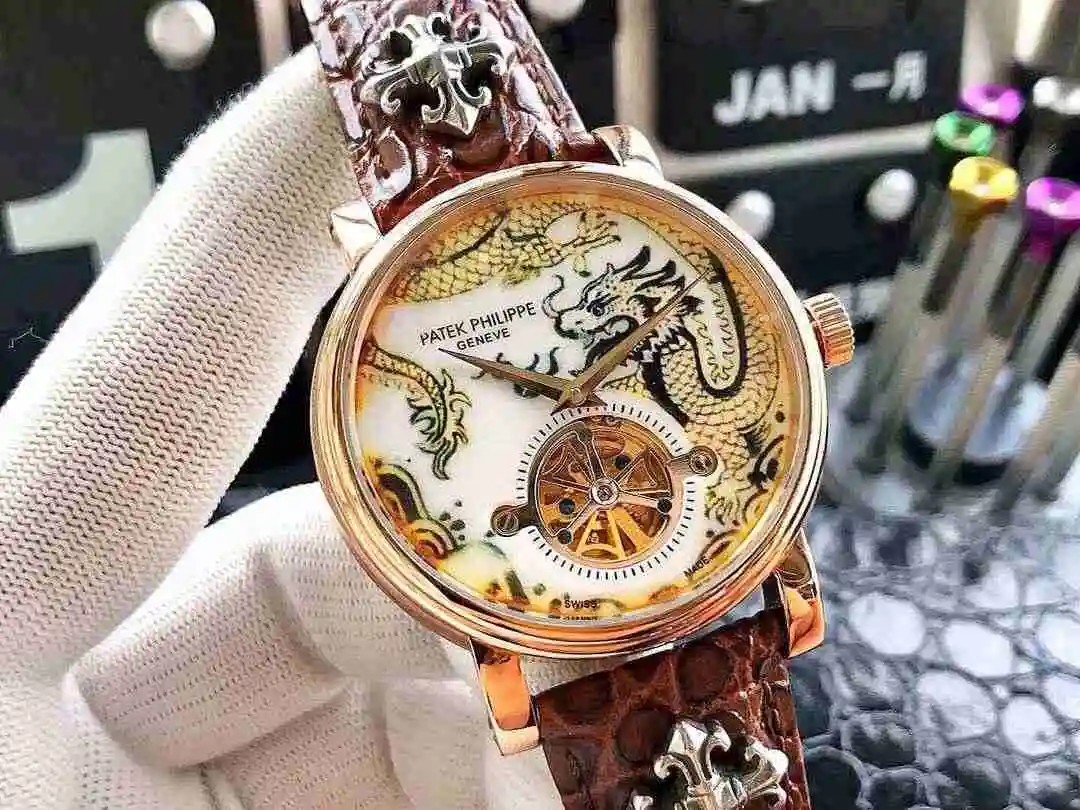 General Watches Patek Philippe Watch Men's Watch Paired with Original Fully Automatic Mechanical Movement Top Grade 316 Precision Steel Case Case with Mineral Super Strong Mirror Diameter 42mm KK05350 1 view 8