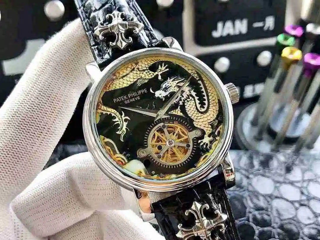 General Watches Patek Philippe Watch Men's Watch Paired with Original Fully Automatic Mechanical Movement Top Grade 316 Precision Steel Case Case with Mineral Super Strong Mirror Diameter 42mm KK05350 1 view 9