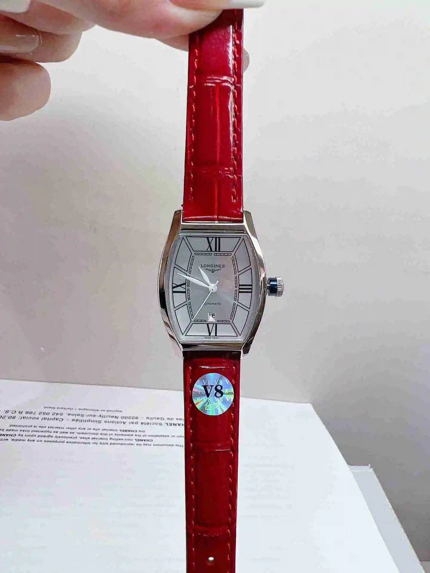 General Watches Longines watch for women with original fully automatic mechanical movement, top grade 316 precision steel case with mineral super strong mirror diameter of 26mm KK02450 view 8